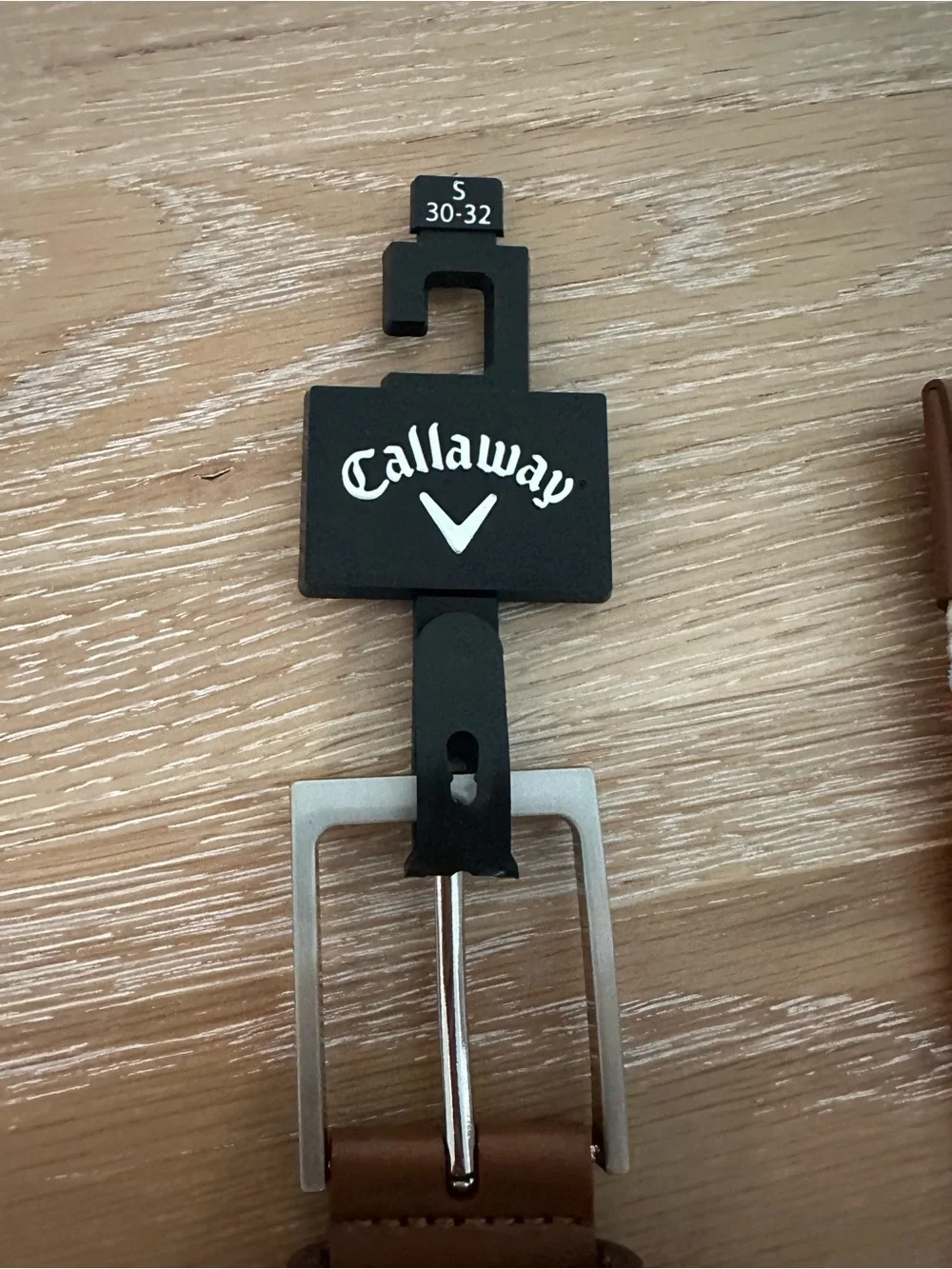 Callaway Multicolor Braided Stretch Belt with Brown Accents